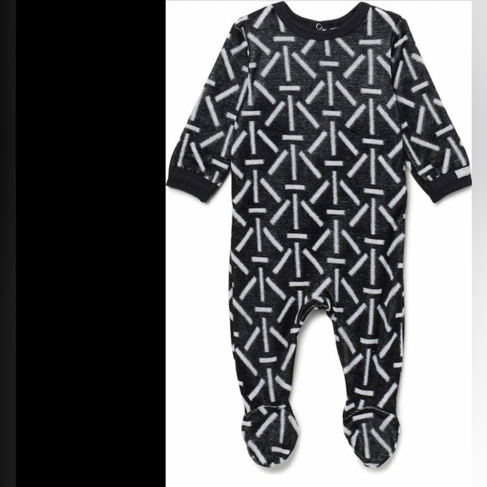 Coccoli Velour Footie Bodysuit 3 mo